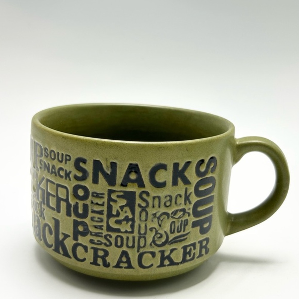 Cardinal China - Vintage (1970s) Soup Crackers Stoneware Mug.